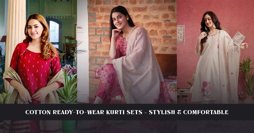 Cotton Ready-to-Wear Kurti Sets – Stylish & Comfortable