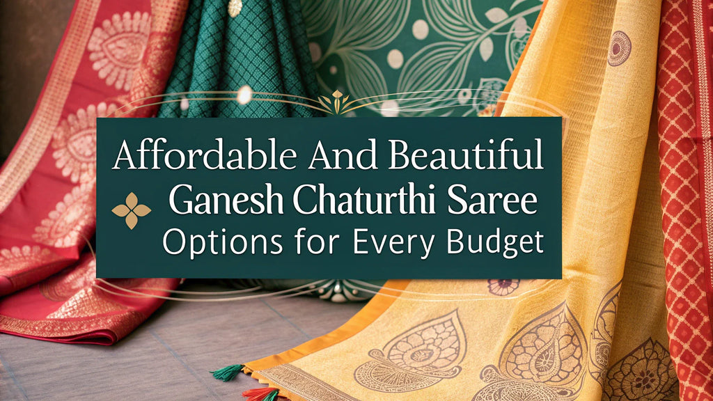 Affordable and Beautiful Ganesh Chaturthi Saree Options for Every Budget