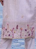 Pehrava in Hand Kantha Ready to Wear Silk Kurti Set Geetha Creation
