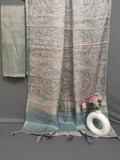 Teal Blue Enchanted Spectrum Radiant Satin Saree CSB1 Geetha Creation