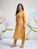 Haldi Mehendi Special Yellow with Floral Ready to Wear Salwar Set Geetha Creation