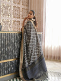 Black Patola Chapa Handloom Tussar Saree C1 Geetha Creation