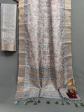 Spring Breeze Blooms Chapa Handloom Tussar Saree CA1 Geetha Creation