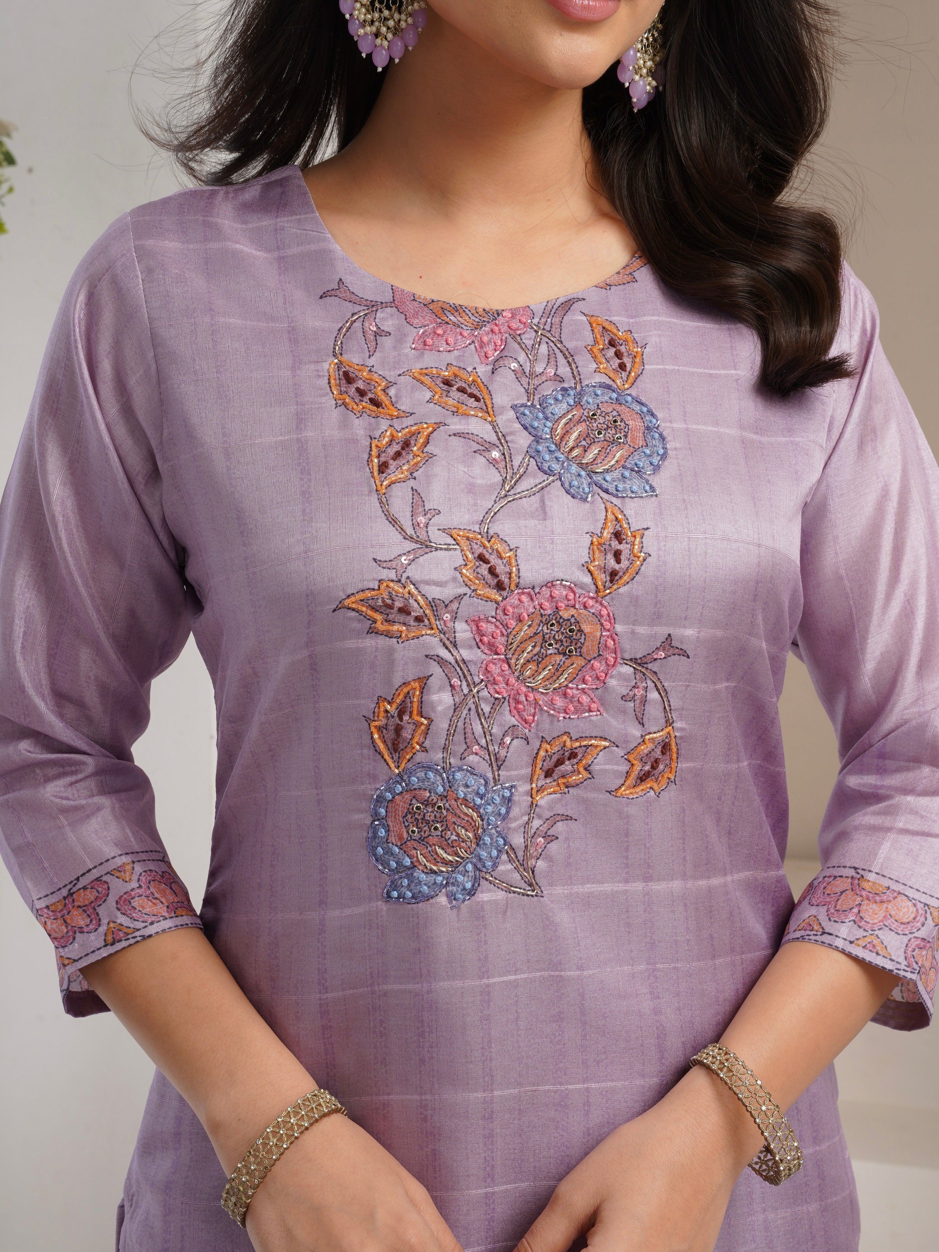 Shade of Elegance Ready To Wear Silk kurta Set Geetha Creation