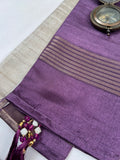 Luxurious Lavender Ready to Wear Silk Kurti Set Geetha Creation