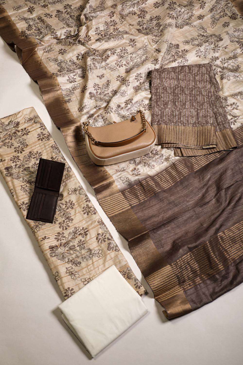 Botanical Bliss Gray Couple Outfits