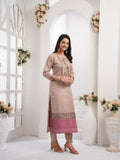 Pink Madhubani in Chiku Ready To Wear Silk kurta Set Geetha Creation