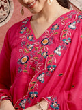 Pakeezah Pink Pure Mul Cotton Anarkali Dress Geetha Creation