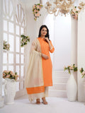 Silken Grace Ready to Wear Cotton Silk Kurta Set Geetha Creation