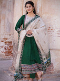 Heritage Green Ready to Wear Anarkali Dress