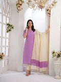 Silken Grace Ready to Wear Cotton Silk Kurta Set Geetha Creation