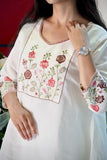 Full Moon Glowing Cotton Silk Embroidered Co-Ord Set Geetha Creation