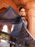 Classic Black Ready to Wear Silk Kurti Set Geetha Creation