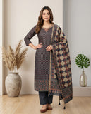 Midnight Green Ready To Wear Silk kurta Set Geetha Creation