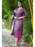 Pichwai Fusion Ready To Wear Silk kurta Set Geetha Creation