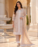 Rust Cotton Embroidered Kurta Pant Dupatta Set with Lace Detailing Geetha Creation