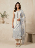 Cotton Kurta Set in Beige with Straight Silhouette Geetha Creation