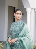 Neem Noor Patola Printed Ready to Wear Silk Kurti Set