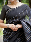 Nallini Pattu Sona Chandi Semi Tussar Saree Geetha Creation