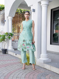 Harivatika in Pichwai Hand Painted Co-ord set Geetha Creation