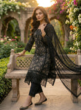 Classic Black Cotton Kurta Set with Dupatta Geetha Creation