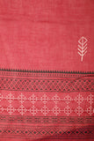 Pure Soft Peach  Flex Cotton Block Printed Suit Set.
