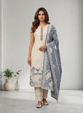 Comfortable Beige Cotton Kurta Set Geetha Creation