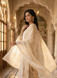 Beige Cotton Ready to Wear Kurta Set with Dupatta Geetha Creation