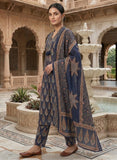 Indigo Cotton Ready to Wear Kurta Set with Dupatta Geetha Creation