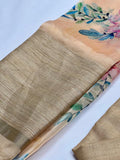 Sparkling Yellow Cotton Silk Ready to Wear Silk Kurti Set