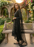 Classic Black Cotton Kurta Set with Dupatta Geetha Creation