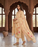 Pink Floral Mul Cotton Kurta Set with Dupatta Geetha Creation