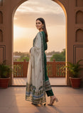 Women Emerald Green Pure Viscose Nature Motif Kurta Set