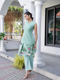 Harivatika in Pichwai Hand Painted Co-ord set Geetha Creation