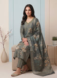 Forest Teal Pure Tissue Kurti Set with Hand-Embroidered Neckline Geetha Creation