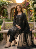 Classic Black Cotton Kurta Set with Dupatta Geetha Creation