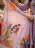 Soft Lilac Pure Viscose Hand-Embroidered Kurta Set