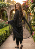 Classic Black Cotton Kurta Set with Dupatta Geetha Creation