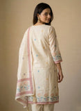 Pastel Floral Linen Ready to Wear Kurti Set Geetha Creation