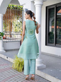 Harivatika in Pichwai Hand Painted Co-ord set Geetha Creation