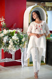 Full Moon Glowing Cotton Silk Embroidered Co-Ord Set Geetha Creation