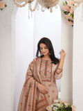 Rustic Beige Ready To Wear Silk kurta Set Geetha Creation