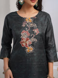 Deep Green Ready To Wear Silk kurta Set Geetha Creation