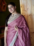 Pride with Elegance Formal Wear Semi Tussar saree