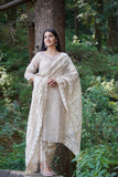 Embraced Elegance in Ikat Cotton Silk Ready To Wear Kurti Set Geetha Creation