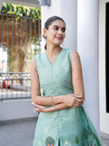 Harivatika in Pichwai Hand Painted Co-ord set Geetha Creation