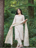 Embraced Elegance in Ikat Cotton Silk Ready To Wear Kurti Set Geetha Creation