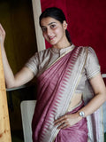 Pride with Elegance Formal Wear Semi Tussar saree Geetha Creation