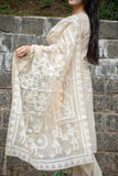 Embraced Elegance in Ikat Cotton Silk Ready To Wear Kurti Set Geetha Creation