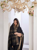 Pure Black With Copper Glow Tussar Silk Saree Geetha Creation